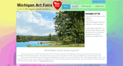Desktop Screenshot of michiganartshows.com